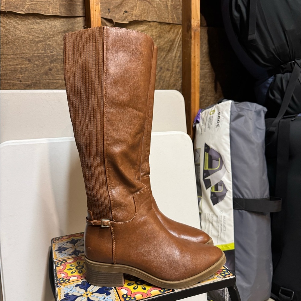 Brown Leather Boots